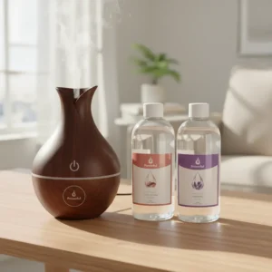 Humidificador aromatizador más 2 esencias de 250 ML