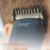 Corta Pelo Barba Htc At228 Profesional Inalámbrica Trimmer Color Azul