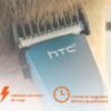 Corta Pelo Barba Htc At228 Profesional Inalámbrica Trimmer Color Azul